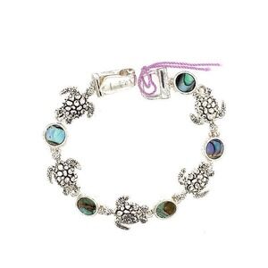 Faux‎ Abalone Turtle bracelet (c)